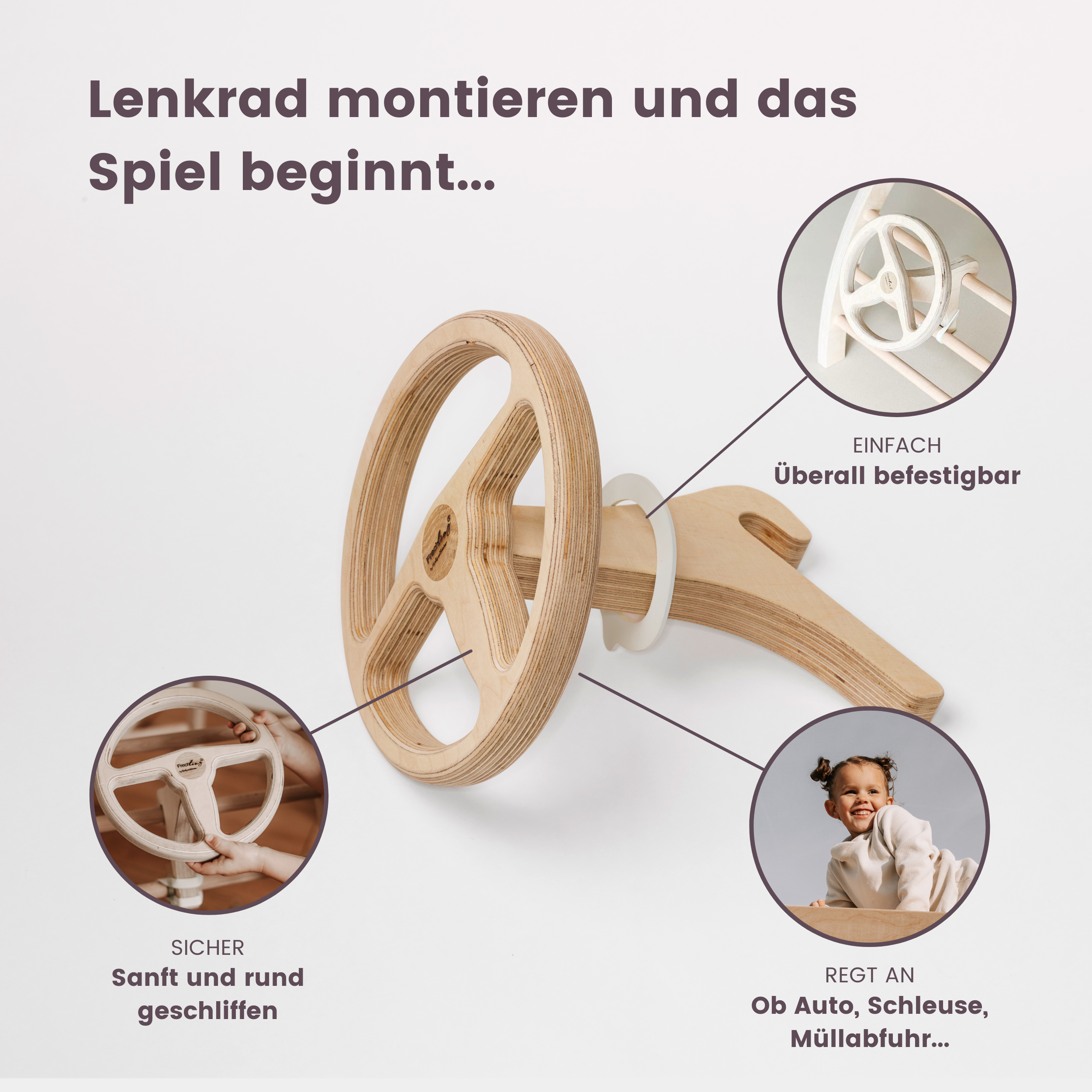 Frechling® Lenkrad - Update für unseren und andere Kletterbögen