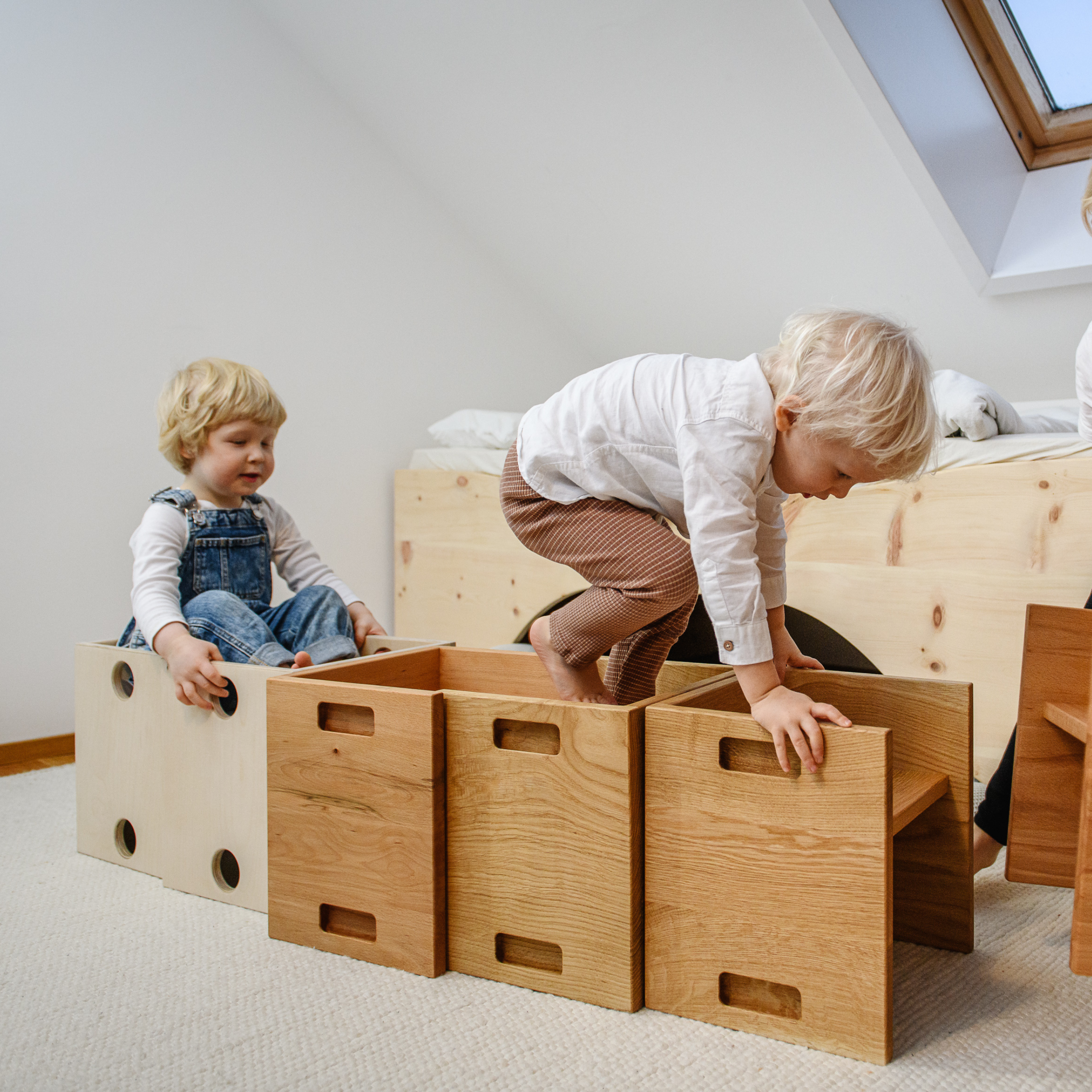 Frechling®-Kindertisch aus Buchenholz B-Ware