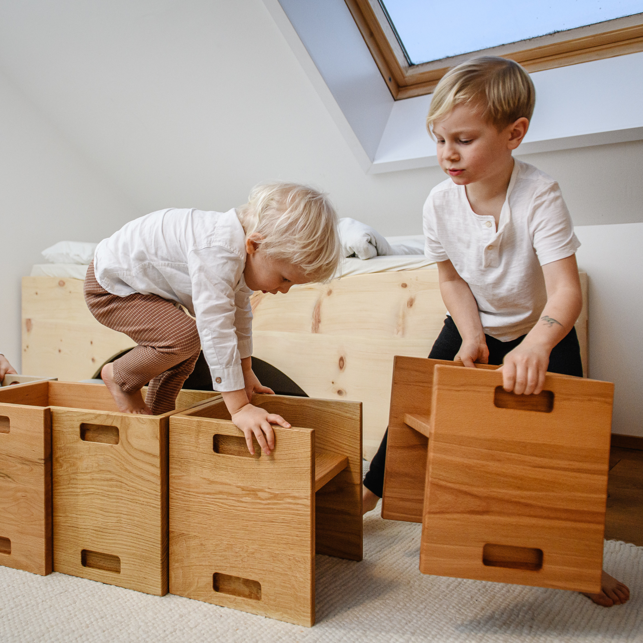 Frechling®-Kindertisch aus Buchenholz B-Ware