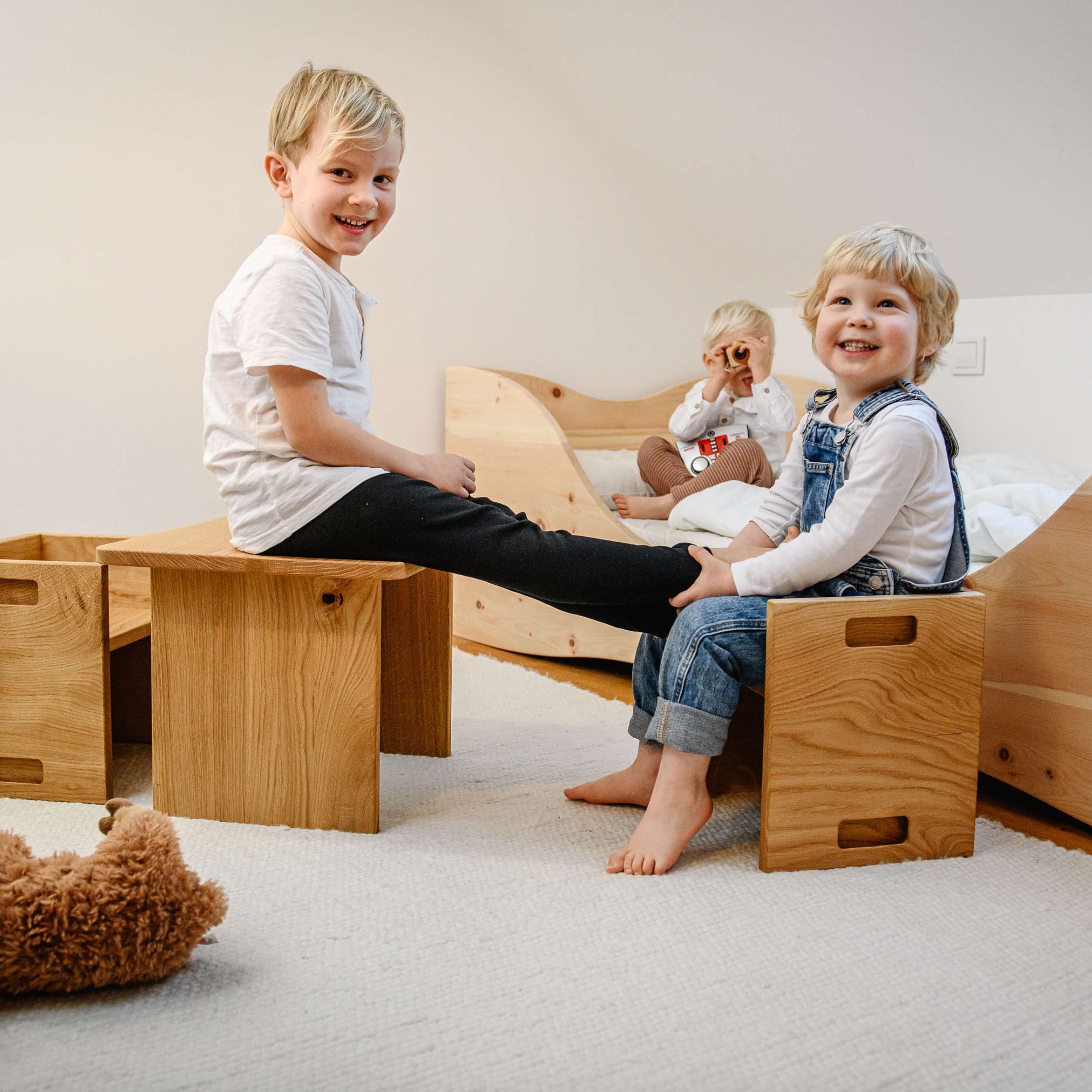 Frechling®-Kindertisch aus Buchenholz B-Ware