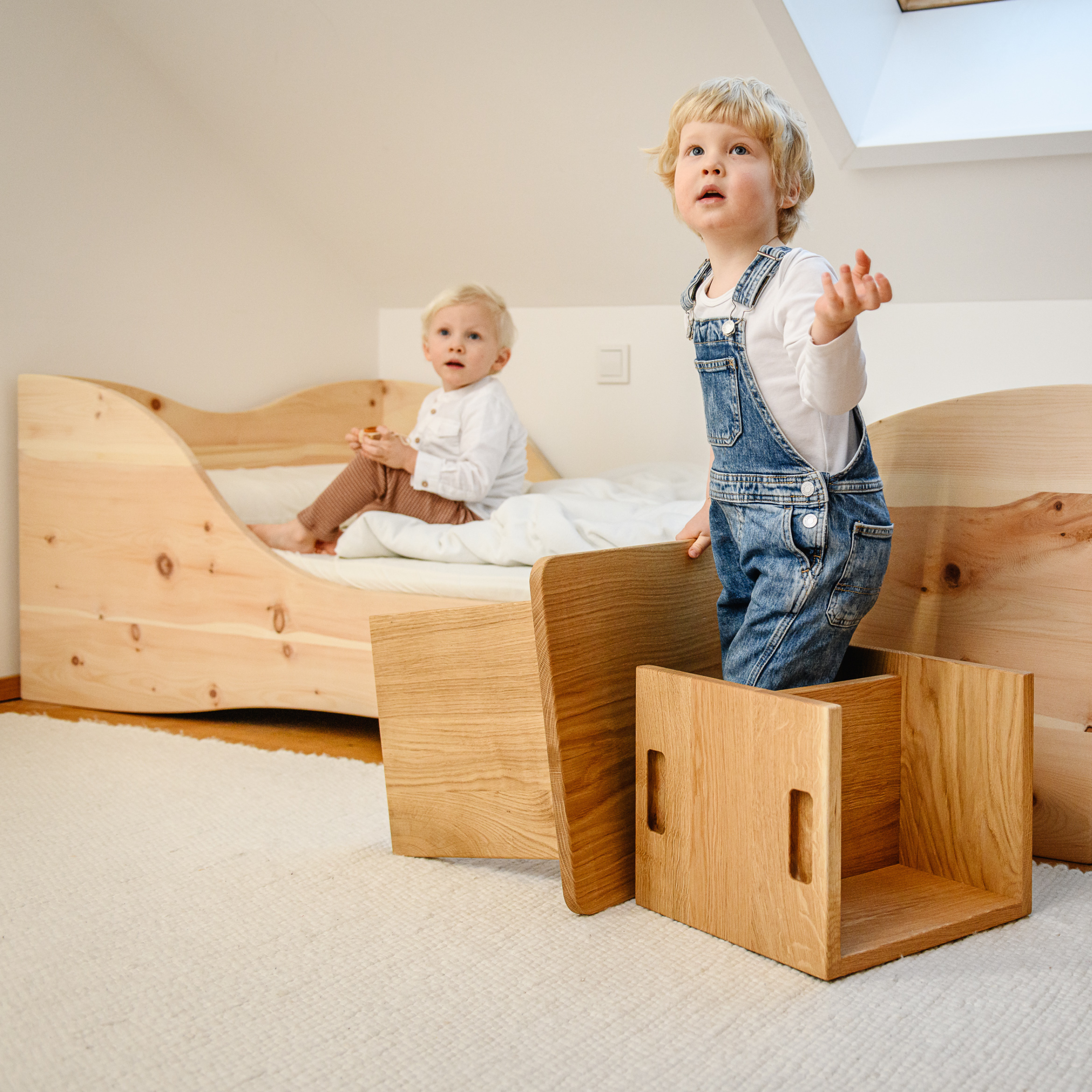 Frechling®-Kindertisch aus Buchenholz B-Ware