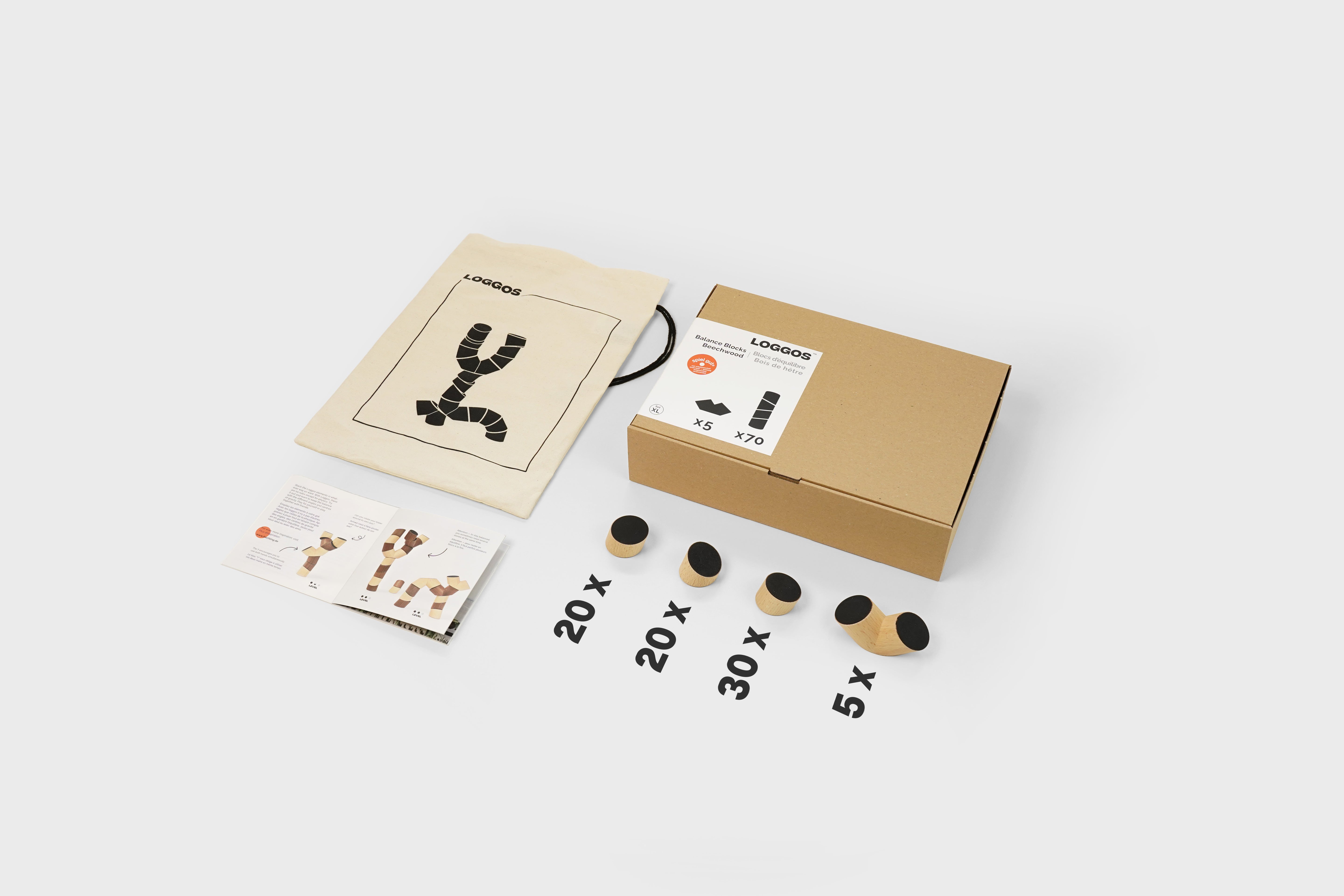 Loggos - Construction game for groups (XL set)