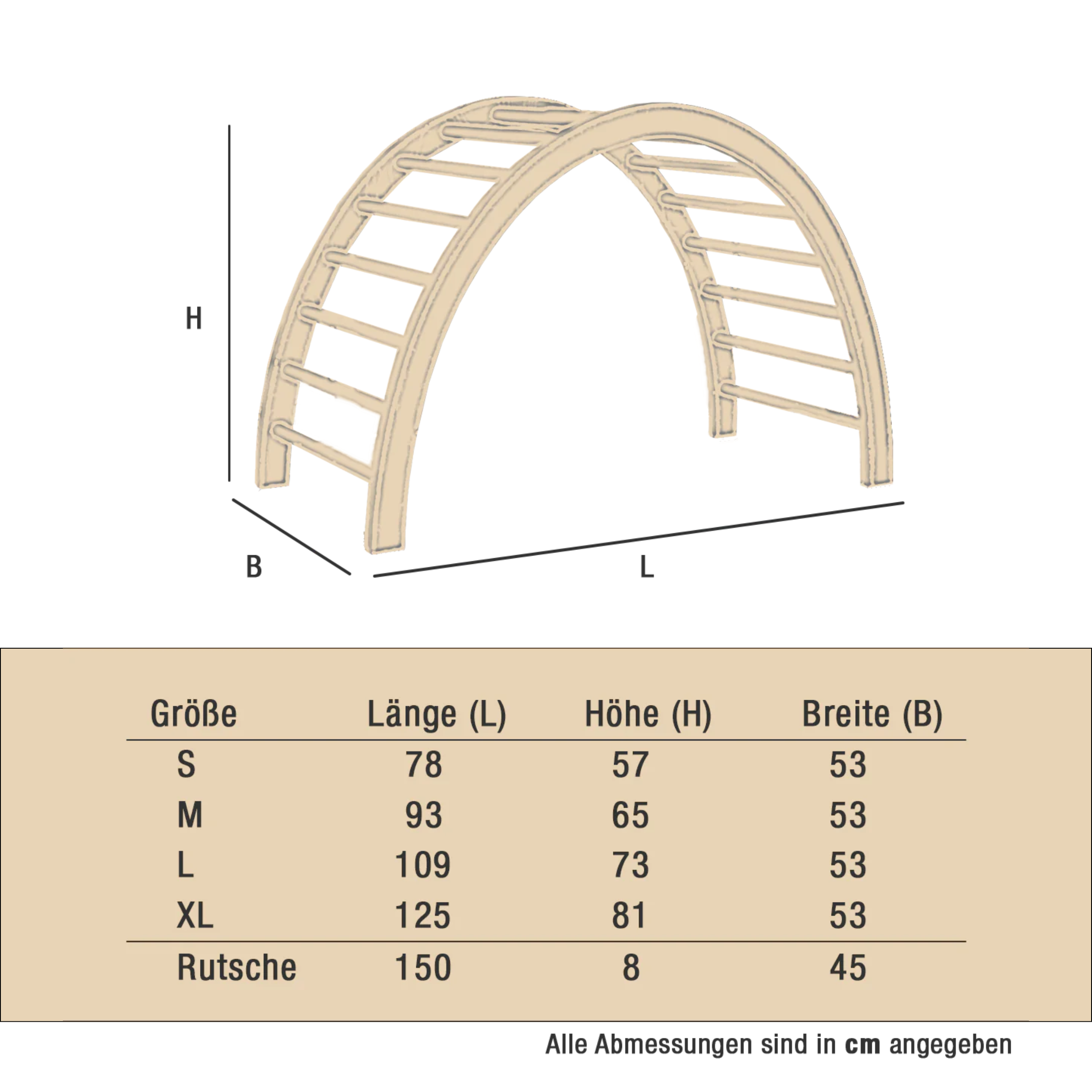 Langlebiger Frechling® Kletterbogen für neugierige Kinder