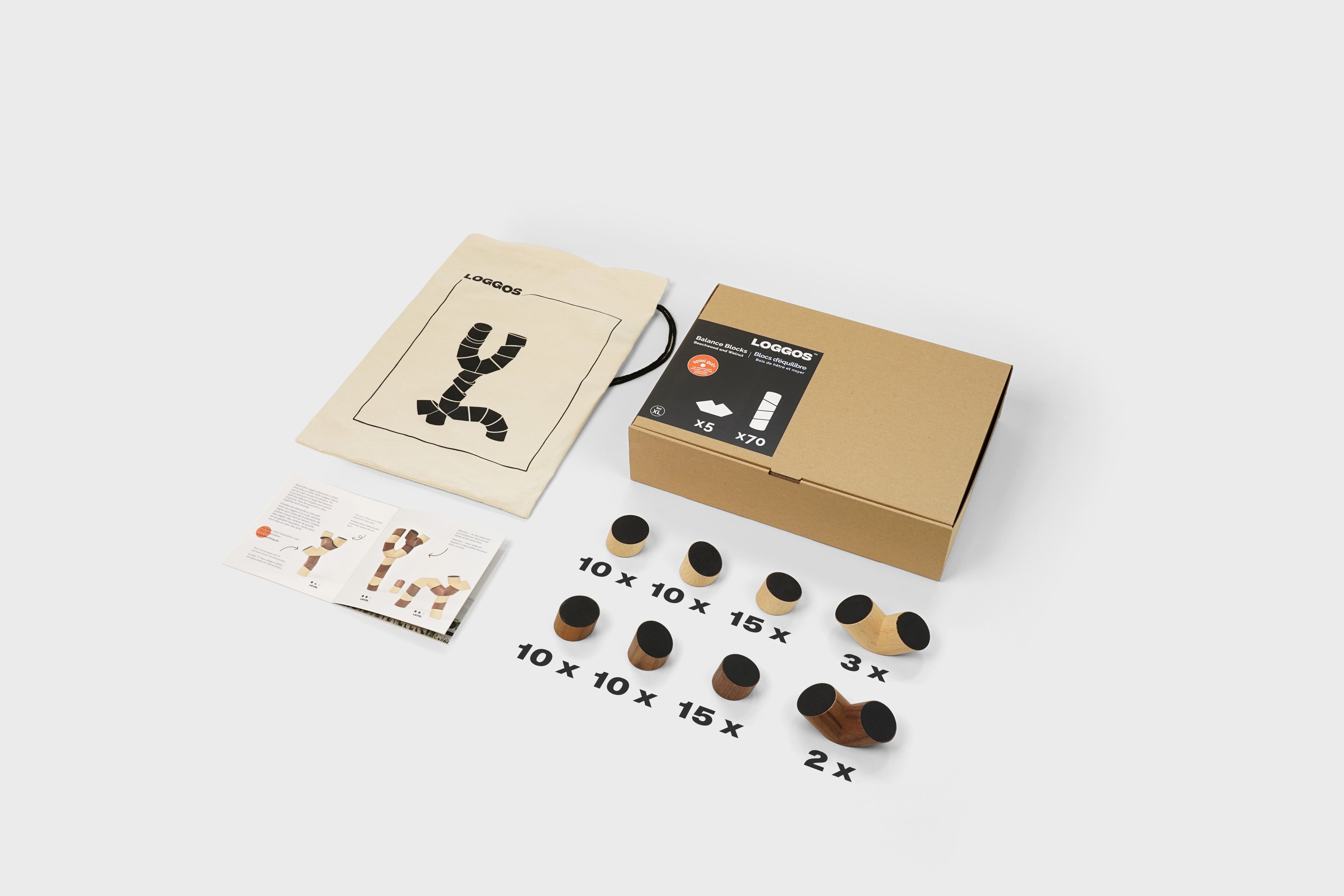 Loggos - Construction game for groups (XL set)